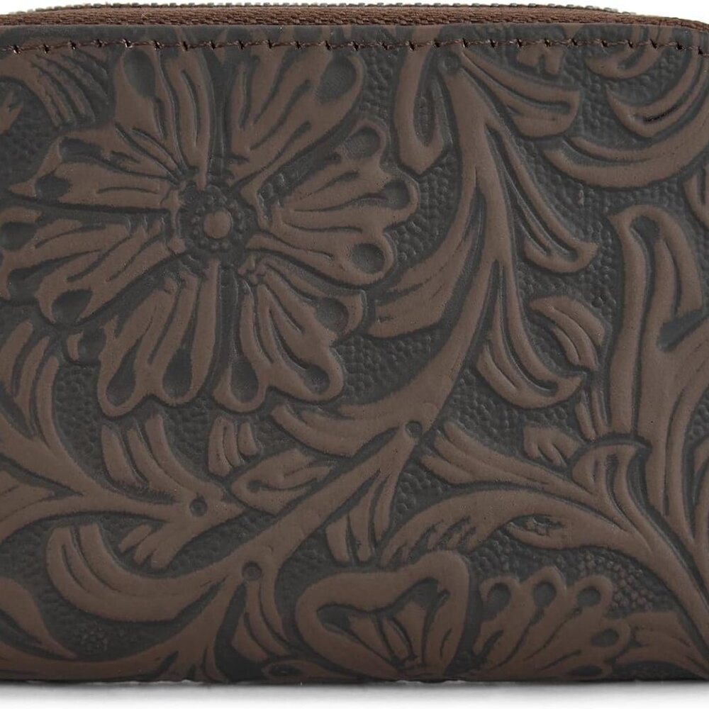 Wrangler Dark Brown Embossed Wallet - Picture 4 of 5